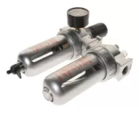 Блок подготовки воздуха JTC JW0889-803 (лубрикатор, осушитель, 3/8", пластик. переключ., 150PSI, 2500 л/мин, 125 мл)